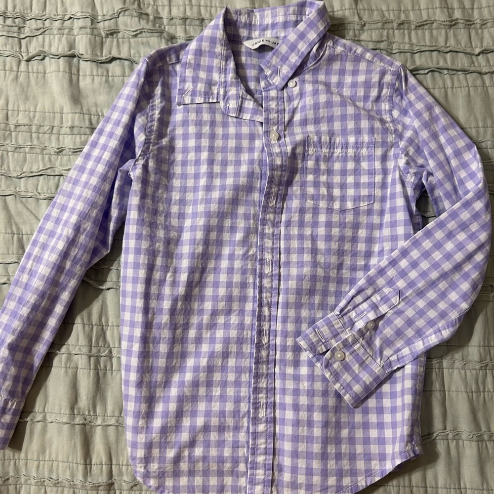 Janie and Jack button up size 6 - worn once!